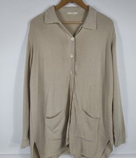 M&S Cream Wool Blend Longline