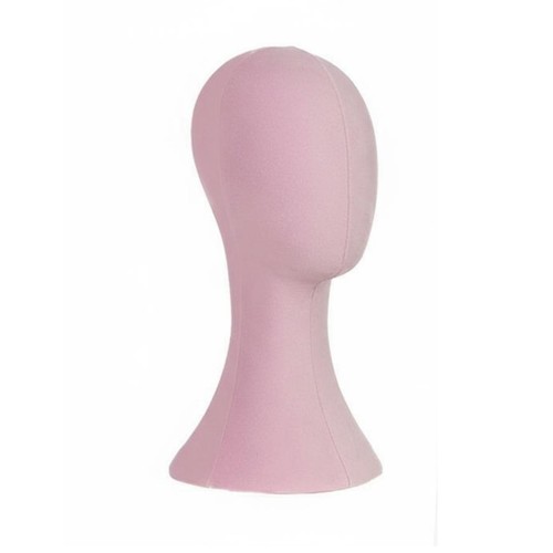 Velvet mannequin head with - velvet,