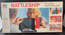 Vintage Battleship Board Game by MB Games 1975 Version Naval Strategy Game