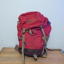 Karrimor Lynx II Red/Brown Vintage Hiking Backpack/Knapsack/Rucksack 50x35x20cm