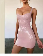 Women's PVC Faux Leather Mini