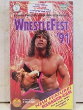 WWF WRESTLEFEST '91 1991 WRESTLING VIDEO PAL VHS TAPE WWE HART FOUNDATION