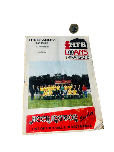 Football programme accrington - football,