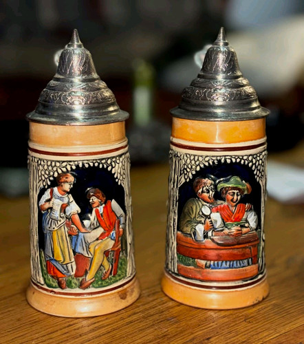 German stein jugs - german,