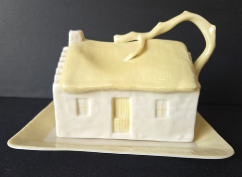Belleek cottage butter cheese - belleek,