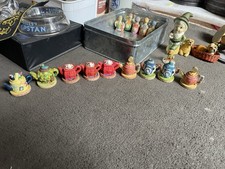 9x Vintage Tetley Tea Folk