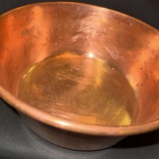 LARGE OLD COPPER BASIN ANTIQUE