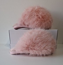Women's Pink Faux Fur Super