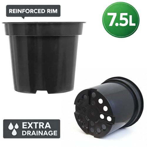 Plastic plant pot - 7.5l,