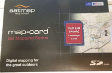 Satmap Map Cards  1:50K OS GB ( North)