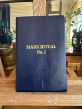 Mark ritual masonic book - mark, no.1