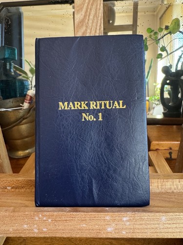 Mark ritual masonic book - mark, no.1