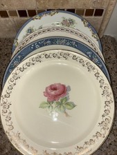 Mismatched China Dinner Plates