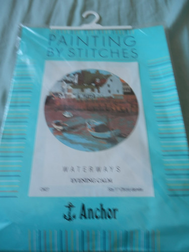 Anchor painting stitches - anchor, 'painting