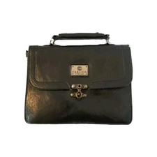 Carlton International Handbag, Black Vintage Bag 