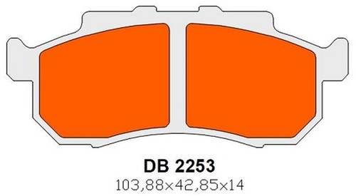 Kh476 kh477 front brake pads - front,
