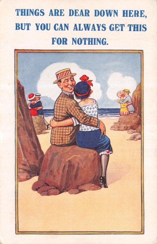 Old comic postcard - b,