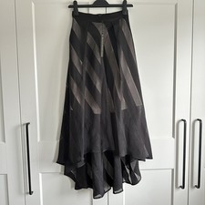 Coast Midi Skirt Size 6 Black