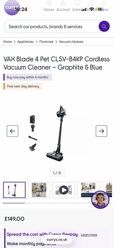 Vax blade pet - cordless, stick