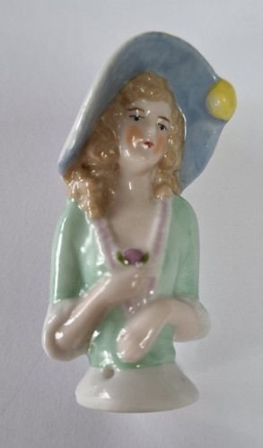 Half doll continental pin - half,