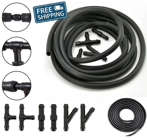 Black rubber windscreen - black,