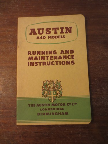 Original 1954 austin a40 - original,