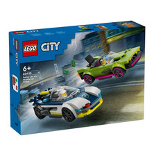 Lego City 60415 Police Car and Muscle Car Chase Set for Kids 6+