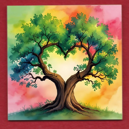 Love heart tree - of, life