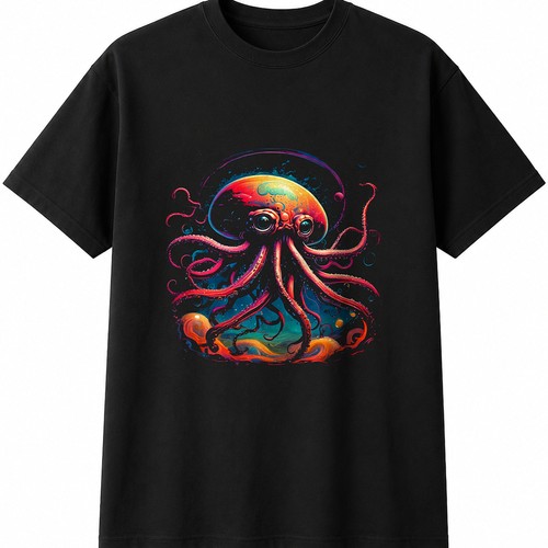Giant squid dark fantasy - giant,