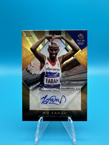 Farah gold auto - mo, topps