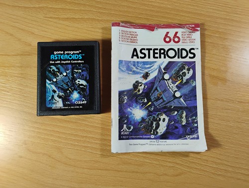Asteroids with manual for - asteroids,
