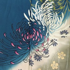 RARE Deep Green Silk Furisode