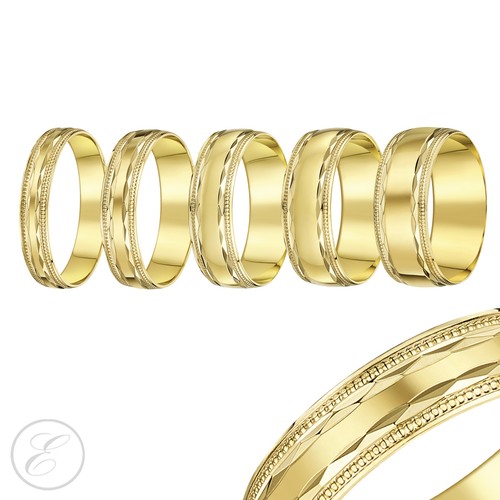 9ct yellow gold ring bead - 9ct,