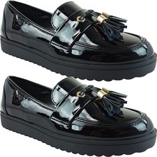 New Girls Womens Low Wedge