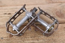 Olimpic Sprint Chrome Quill Pedals 9/16" Vintage Retro Steel Road Racing Bike