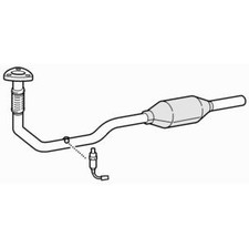 Front Exhaust Pipe & Catalytic