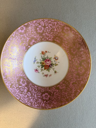 Minton brocade pink pedestal - pink,