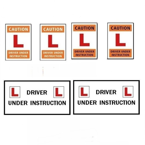 Plates learner driver - l, plates,