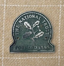 National Trust Metal Car Badge