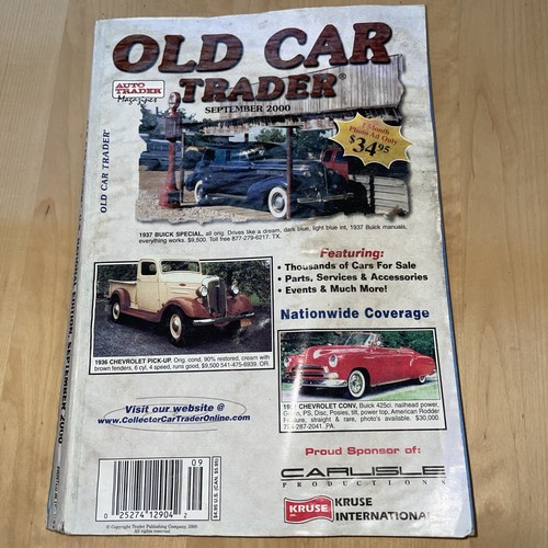 Old car trader sept - car, 2000