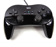 Official Nintendo Wii Pro Classic Controller / Control Pad - Black RVL-005 (02)