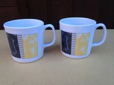 Melamine Cups Mugs Vintage