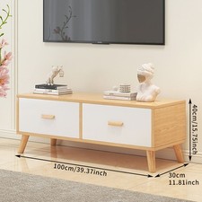 100cm Wooden TV Unit Stand Media Cabinet Living Room Furniture & 2 Door UK STOCK