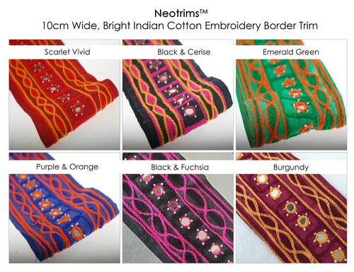 Embroidery border decorative - embroidery,