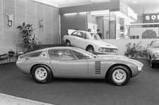 Bertone Alfa Romeo Canguro prototype 1964 Motor Show Car Old Photo 3