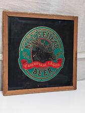 Rare Framed Vintage Moosehead