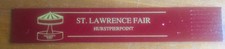St Lawrence Fair ? Hurstpierpoint Sussex Vintage Leather Bookmark GVC! B121