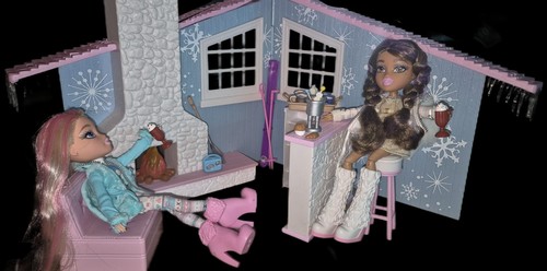 Bratz ski lodge salon with - bratz,