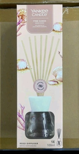 Yankee candle pink sands - candle, reed