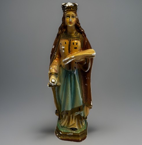 Antique chalkware - 8.5”,